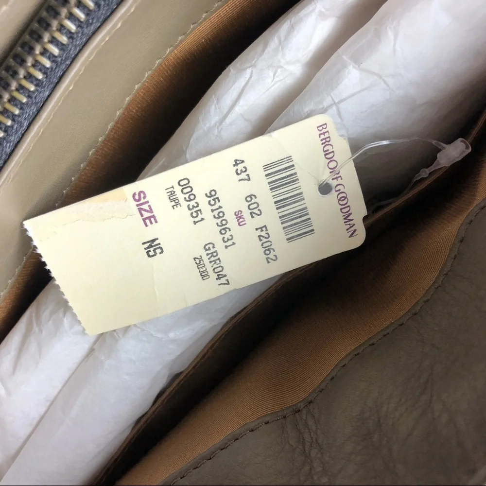 Lanvin | NWT Vintage Deadstock Miss Sartorial Calfskin Bag Taupe/Brown